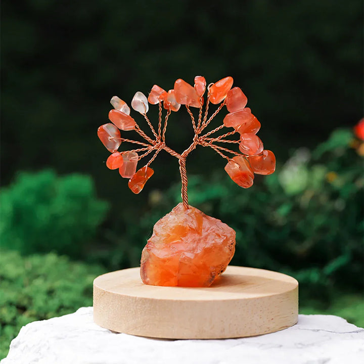 Arbre de Cristal Arbre de Vie | Fait à la main à partir de cristaux naturels | Décoration Feng Shui