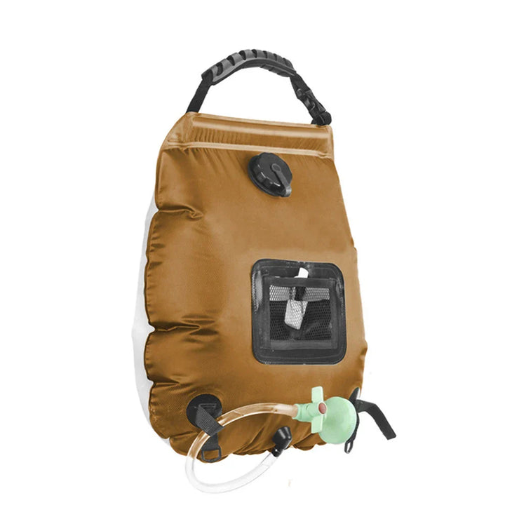 Douche Solaire SunFlow | Capacité de 20L | Portable & Auto-chauffante | Avec Douchette & Tuyau