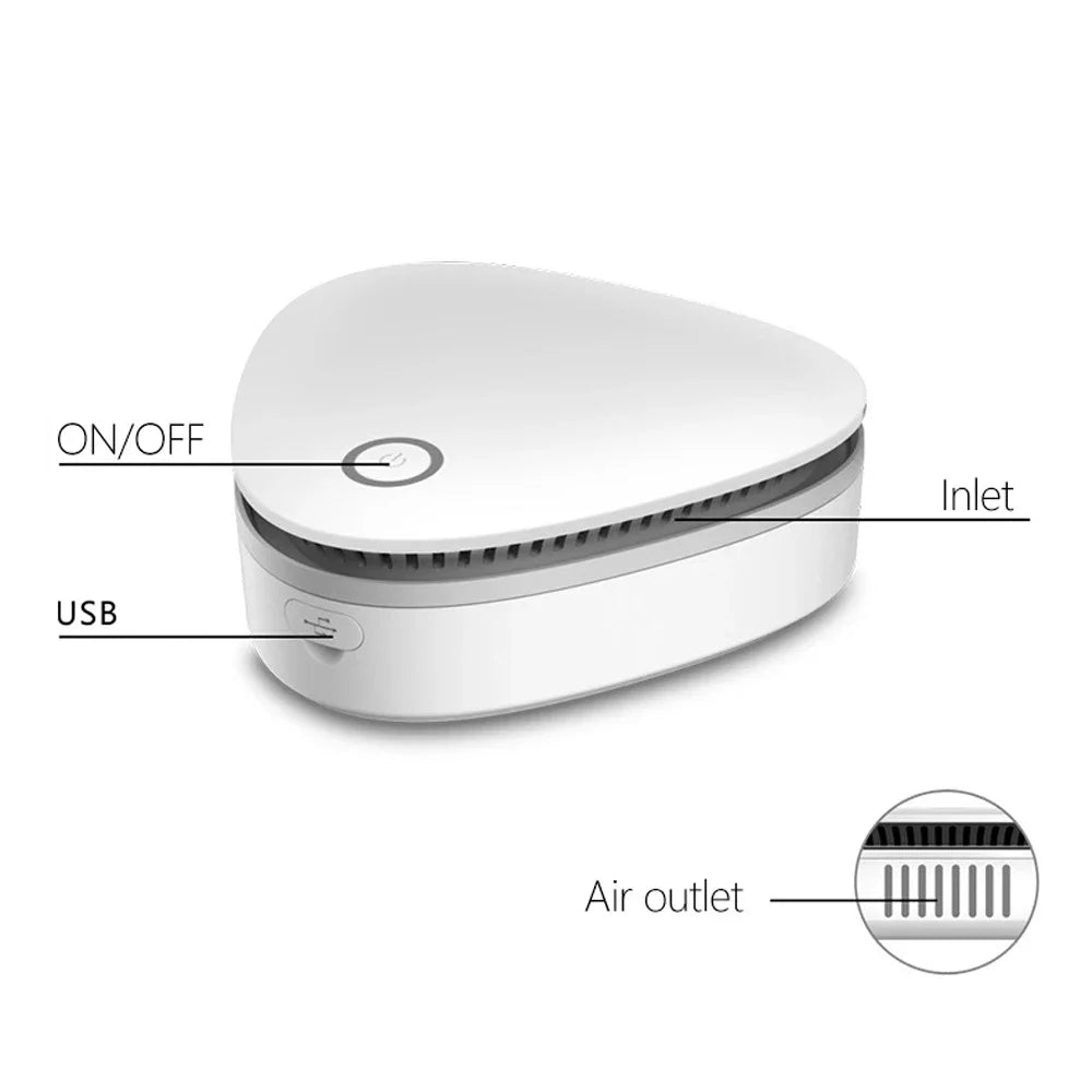 Mini Purificateur d'Ozone PureZone 360 | Stérilisateur Portable & Éliminateur d'Odeurs | Batterie 1800 mAh | Pour Réfrigérateur, Armoire & Voiture