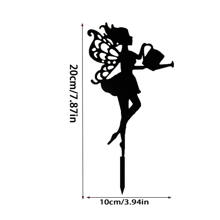 Figurine de jardin Mythoria | Figurine de jardin en métal | Design fantastique | Aspect rouillé | Pour décoration intérieure et extérieure