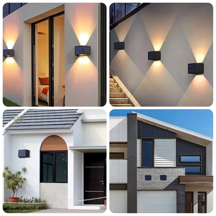 Applique Solaire SolaraBeam Flex | Blanc Chaud | IP65 Étanche | Angle de Lumière Réglable