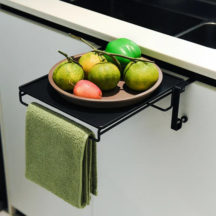 Étagère de cuisine pliable | Acier au carbone | Organisateur de plan de travail et de placard gain de place