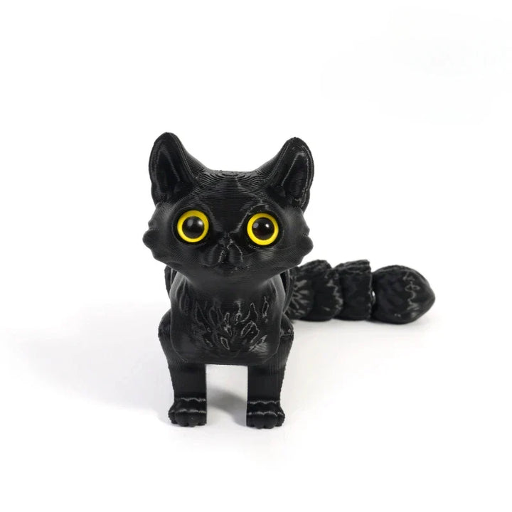 Figurine de chat 3D articulée | 12/16 cm | Déco & idée cadeau | Détails riches & flexible