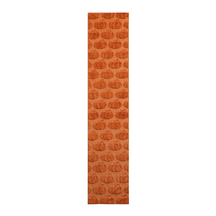 Nappe HauntLuxe | Broderie Citrouille & Fantôme | Design 3D | Décoration Halloween de Luxe