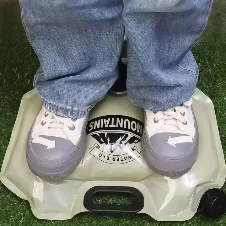 HydraPakx Sac à eau pliable 8 L | Avec poignée et bec verseur | Pour camping, randonnée et activités en plein air