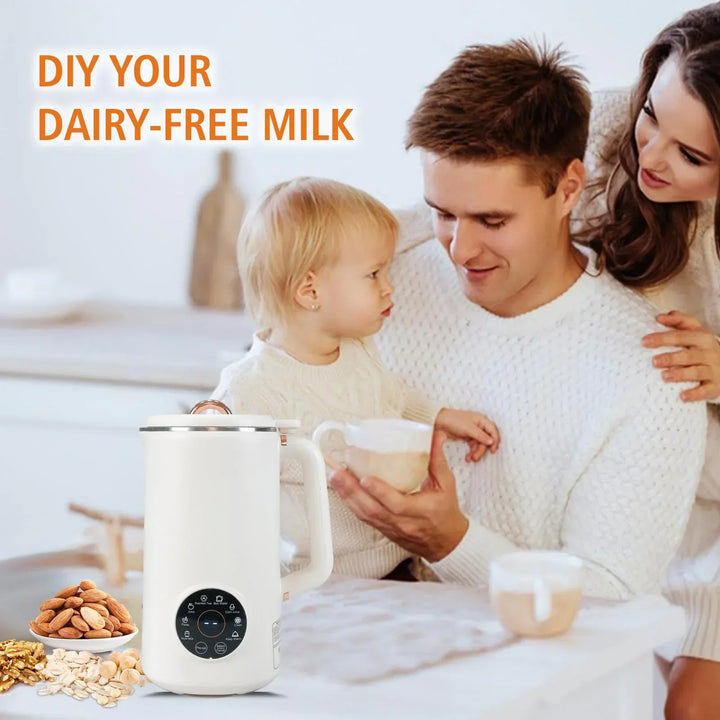PlantPure Préparateur de lait végétal 8-en-1 | Pour lait d’amande, d’avoine & de soja | Capacité de 1000 ml | Sans BPA