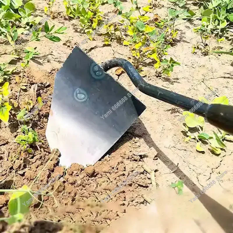 TerraForge tête de pioche en acier manganèse | 42 cm de prise incurvée | Résistant à la rouille & Extrêmement robuste | Pour le retournement du sol & l'élimination des mauvaises herbes