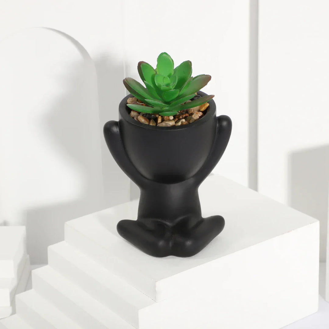 EverGreen Mini | Aloe artificielle en pot | Facile d'entretien & Toujours verte | Décor moderne