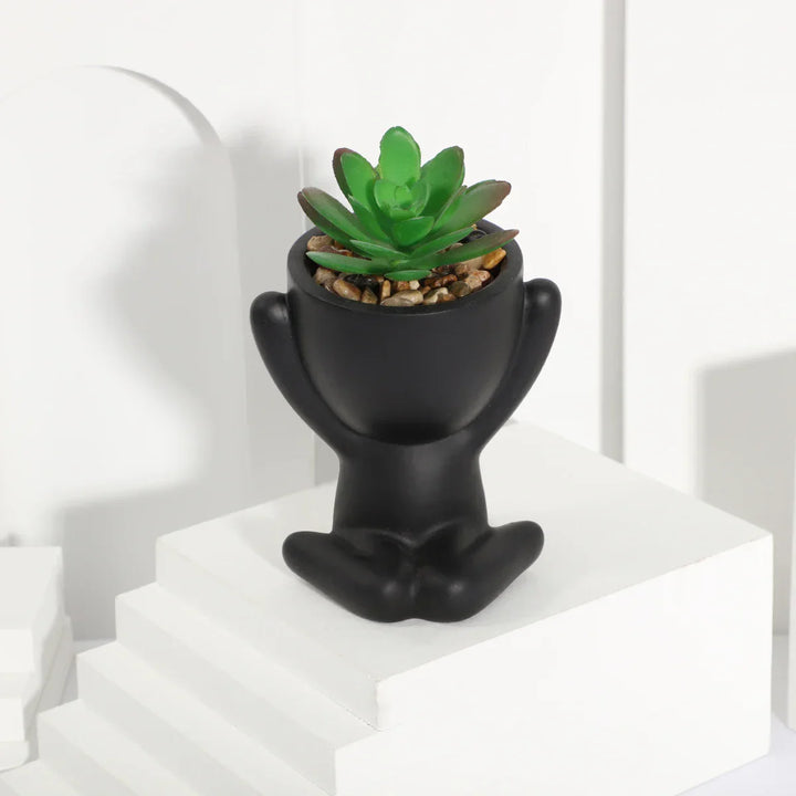EverGreen Mini | Aloe artificielle en pot | Facile d'entretien & Toujours verte | Décor moderne