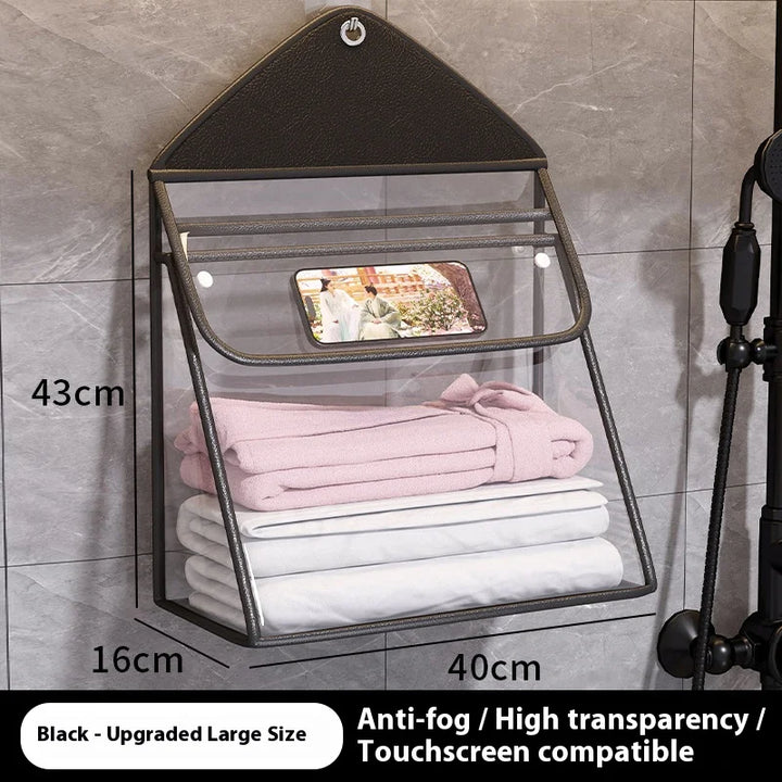 Organisateur suspendu ClarityBag | Imperméable & Transparent | Grande Capacité | Rangement Salle de Bain & Cosmétique