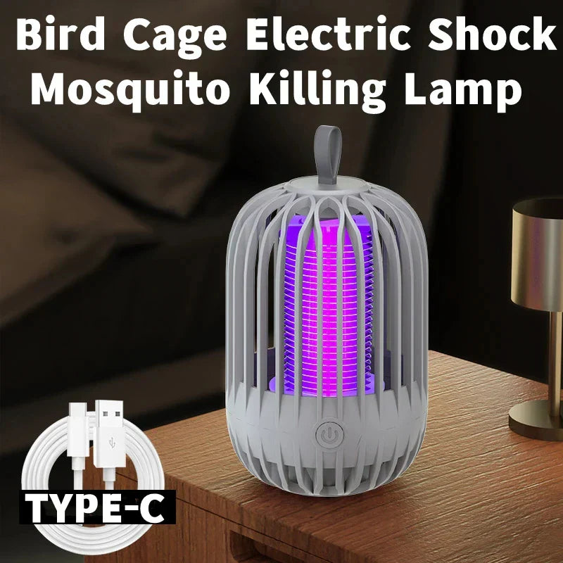 Zappora Piège à Moustiques Électrique | Lumière UV LED | Fonction de Charge USB | 13,5×8,5 cm | Pour 100 m²