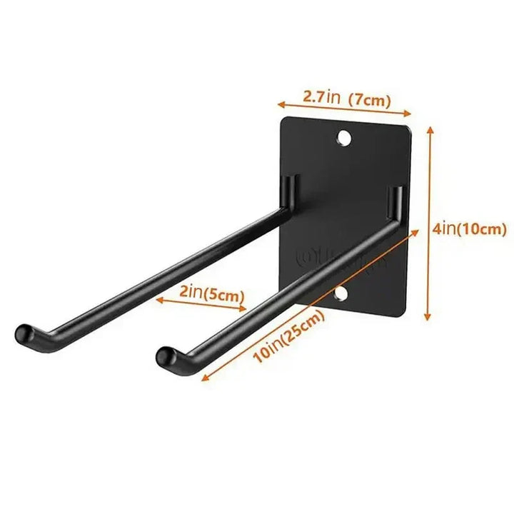 Fixorado Support mural pour outils de jardin | Accroche-outil robuste en acier | Organisateur gain de place pour garage, cave et atelier