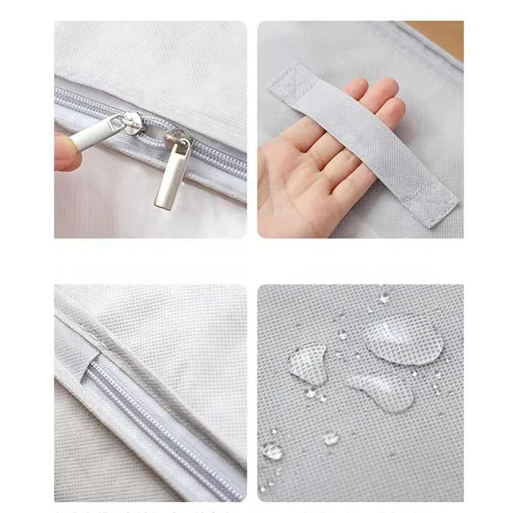 Sac de rangement pliable pour vêtements | Pour couvertures, coussins et vêtements | Organisateur en non-tissé SoftStow