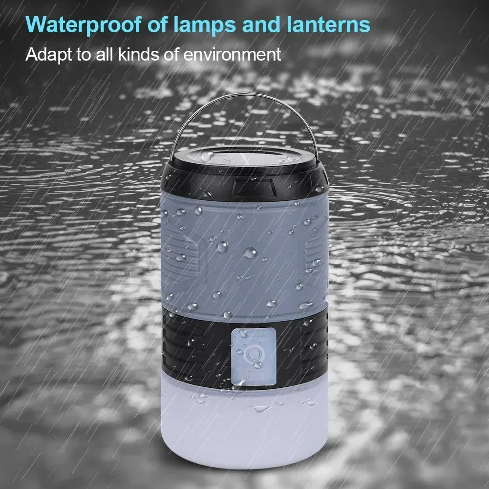 LumiGuard Lampe à LED Solaire Anti-Moustiques | Choc UV & Lumière d'Urgence | Rechargeable & Portable | Pour Camping & Jardin