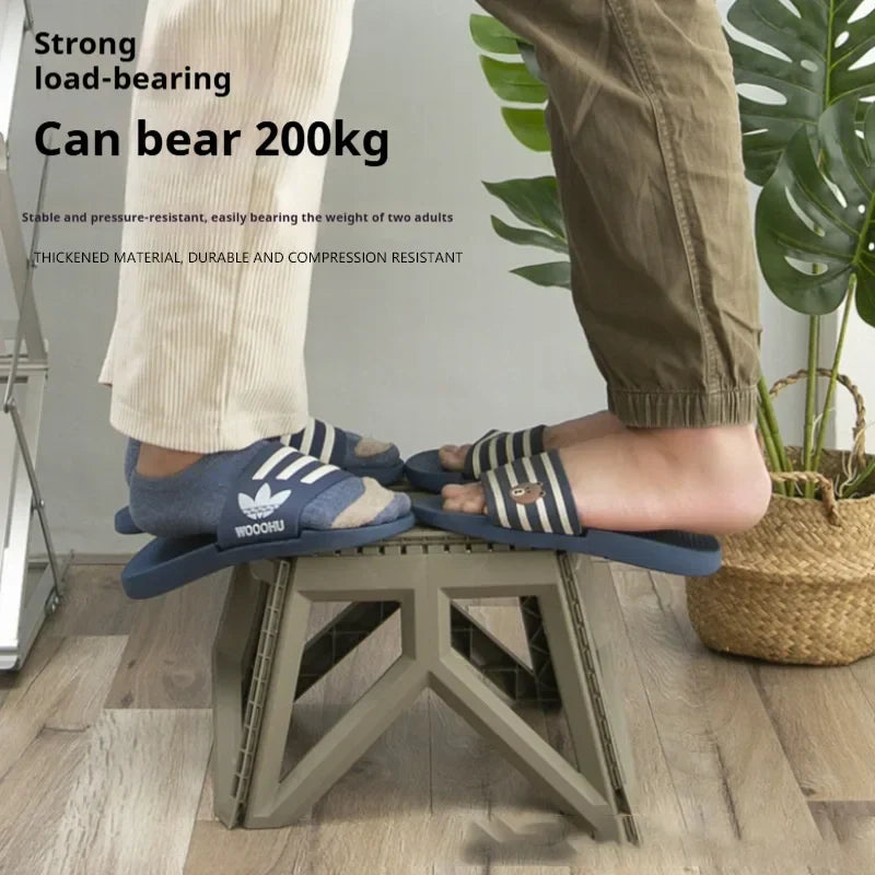 CampFold Tabouret Pliant | Tabouret de Camping Pliable | Haute Capacité de Charge | Compact & Résistant aux Intempéries