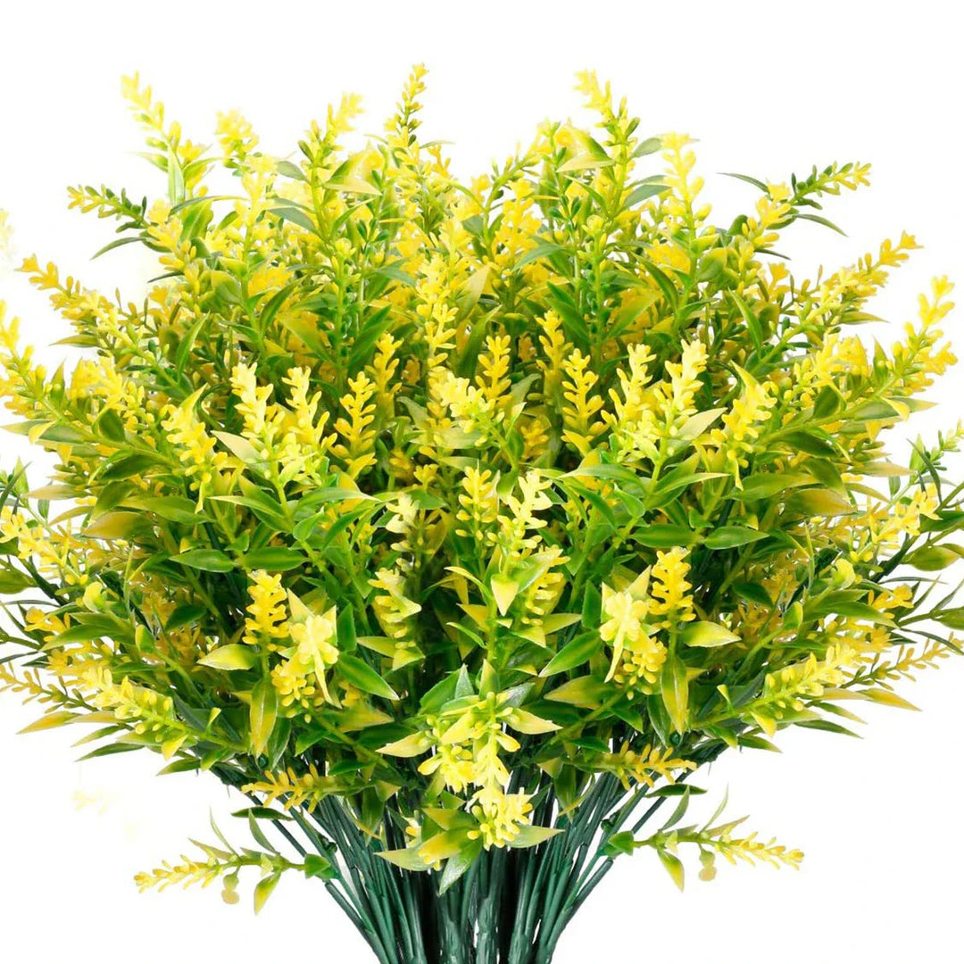 Florabell Ensemble de 12 Lavandes Artificielles | Plantes Artificielles pour Mariages, Vases, Couronnes & Décoration | Pour Intérieur & Extérieur