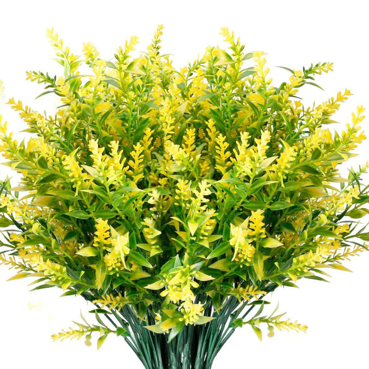 Florabell Ensemble de 12 Lavandes Artificielles | Plantes Artificielles pour Mariages, Vases, Couronnes & Décoration | Pour Intérieur & Extérieur