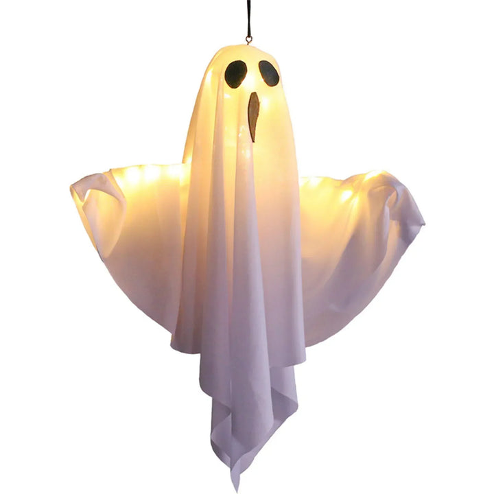 Décoration suspendue Halloween FantômeHorreur | 50×40 cm Fantôme effrayant | Décoration suspendue effrayante pour jardin, maison et fête