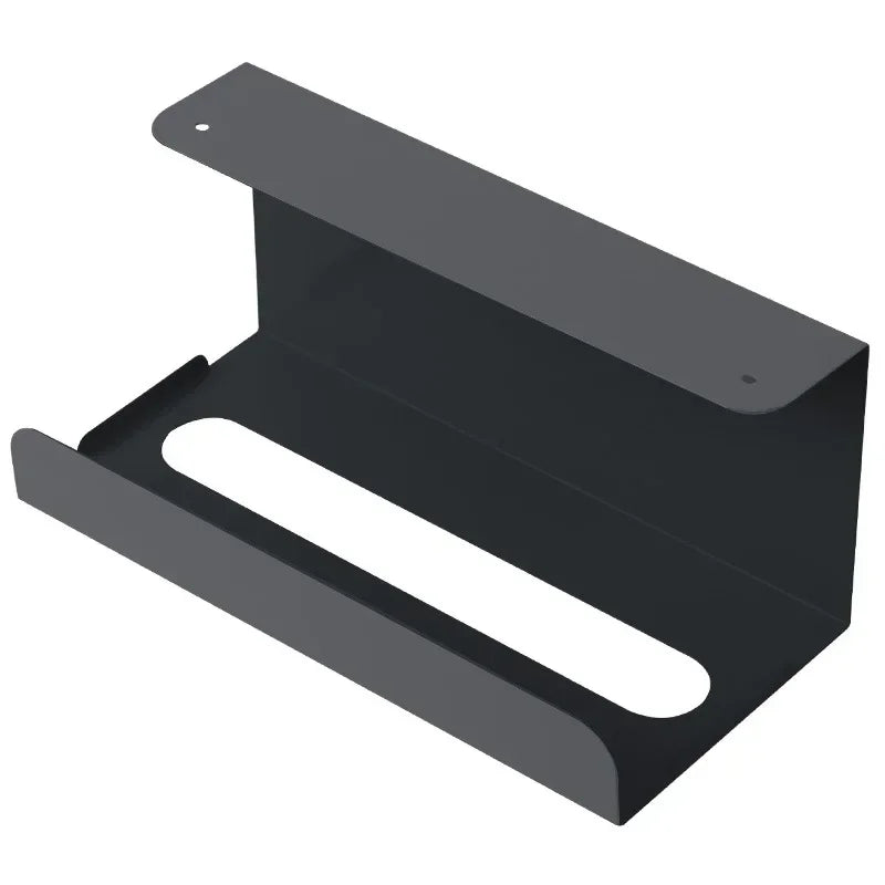 Support de rouleau de cuisine IronEase | Support de serviette en papier sous meuble en fer | Support multifonctionnel pour armoire, mur et table