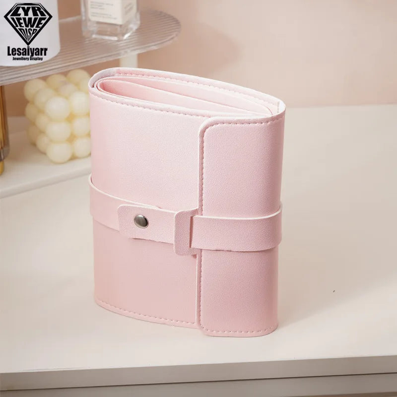 Organisateur de Boucles d'Oreilles LUXBOOK | Design Livre | Cuir PU | Grande Capacité & Portable