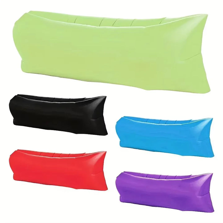 Canapé de salon gonflable | Sans pompe & avec appui-tête | AirLoungeGo Canapé d'extérieur 190×70 cm – Portable & Imperméable