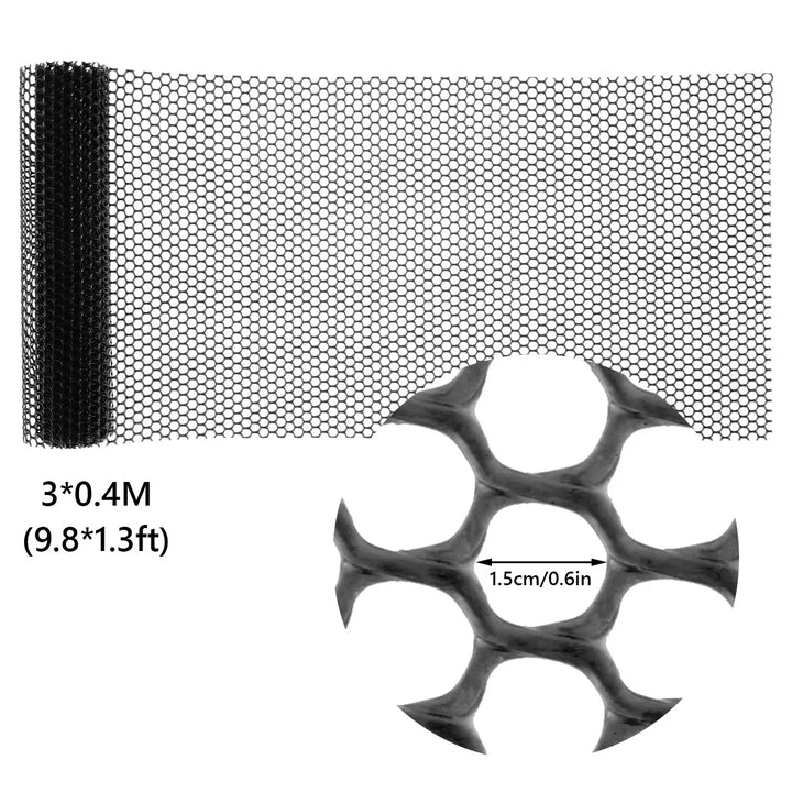 FlexGuard Mesh | Filet de protection en plastique pour jardin & protection des troncs d'arbres | 300 × 40 cm / 600 × 40 cm | Résistant aux intempéries & découpable