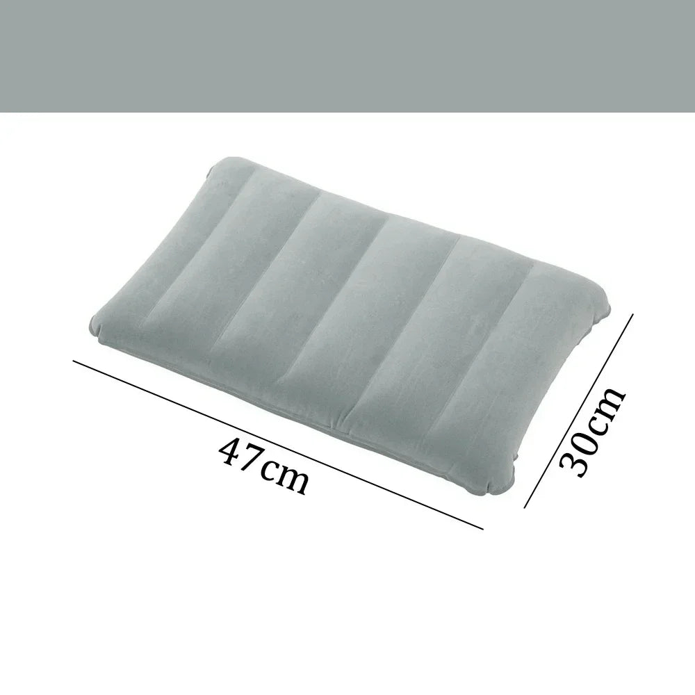 Coussin de voyage gonflable 47x30 cm | Pliable & Léger | Coussin d'air AirNest pour camping & voyages en avion