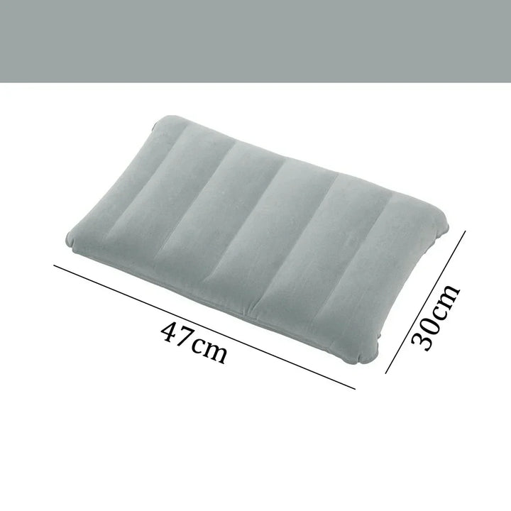 Coussin de voyage gonflable 47x30 cm | Pliable & Léger | Coussin d'air AirNest pour camping & voyages en avion
