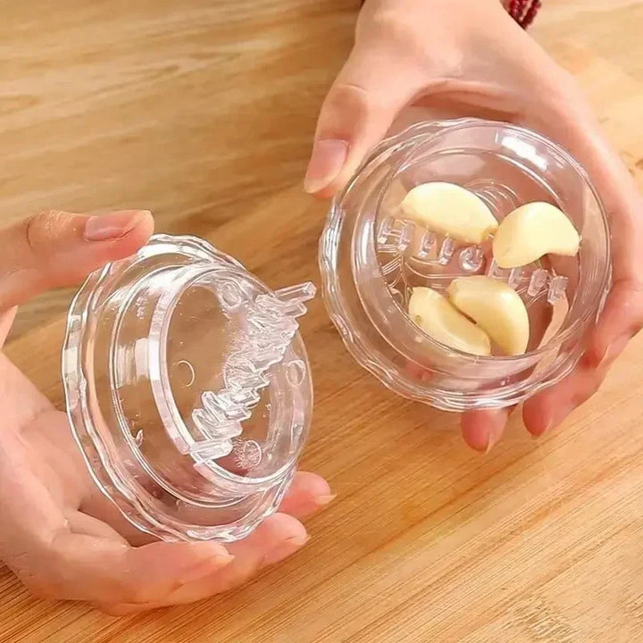 Twistico Hachoir à Ail | Manuel & Multifonctionnel | Compact & Pratique | Ø 7,5 cm