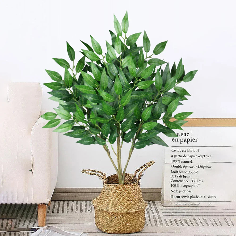 Plante Eucalyptus Artificielle | 42–64 cm | Feuilles en Soie | Décoration pour Maison, Bureau & Balcon