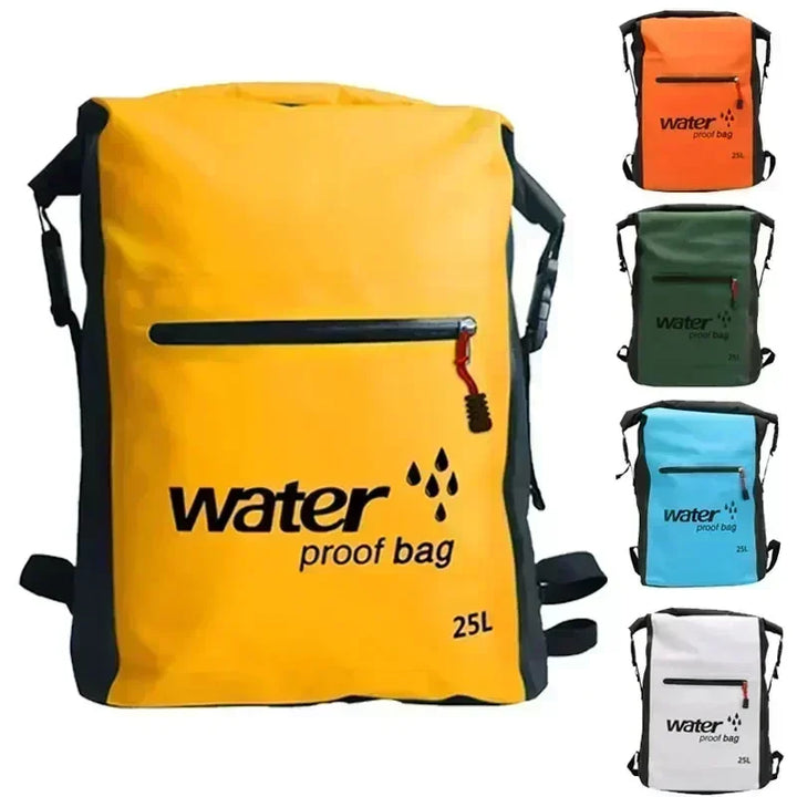 Sac à dos étanche AquaDryX 25L | Sac à dos flottant | Rolltop & Respirant | Idéal pour le kayak, le trekking & les activités de plein air