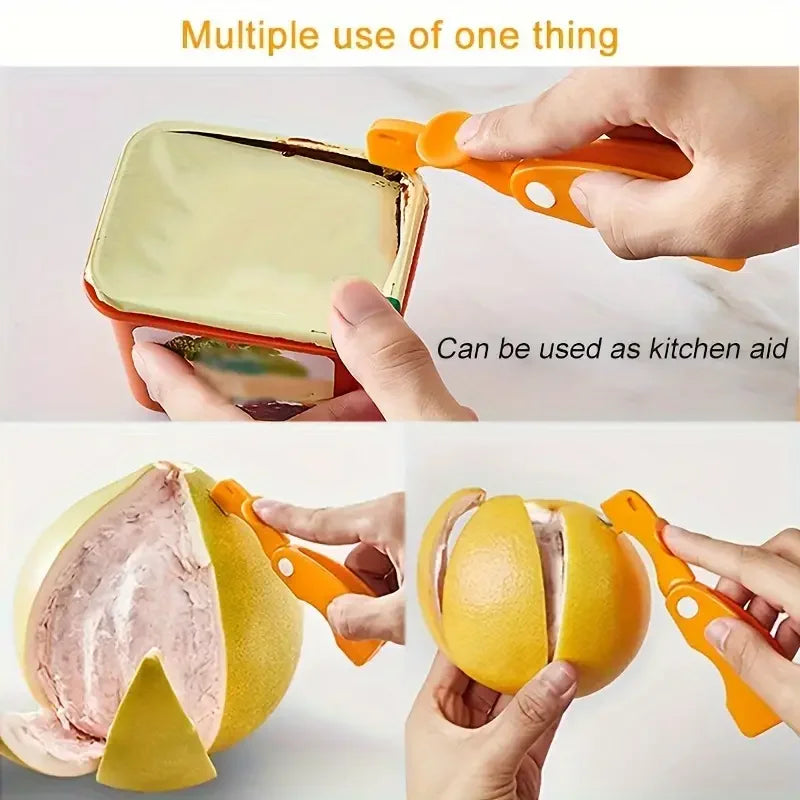 Éplucheur d'Oranges | Lame en Acier Inoxydable | Poignée Ergonomique | 1 Pièce