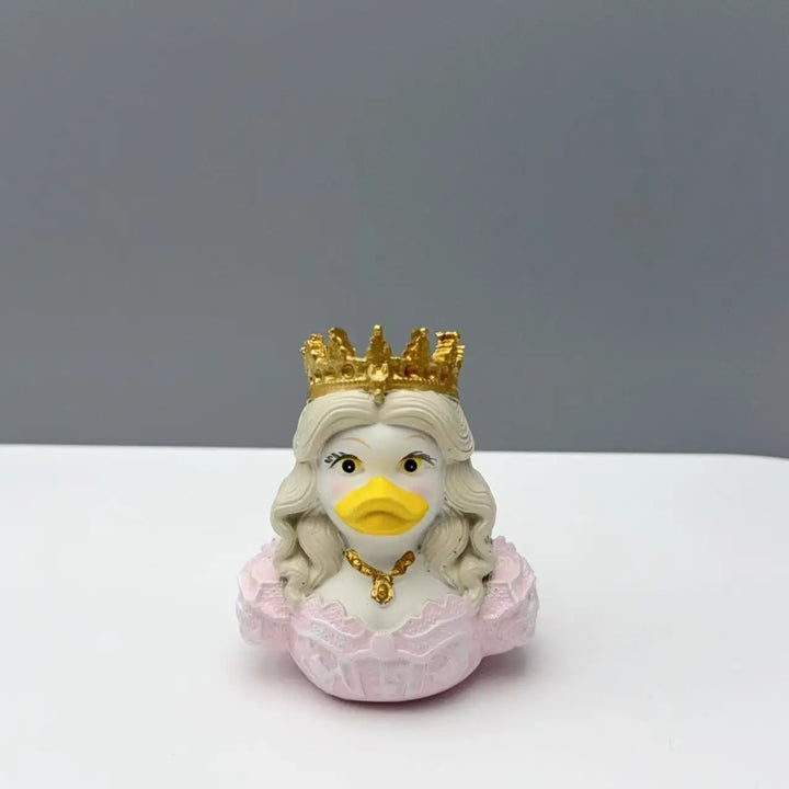 Figurine de Canard Alien en Résine | Canard Extraterrestre Amusant | Décoration en Résine pour Bureau, Voiture & Maison