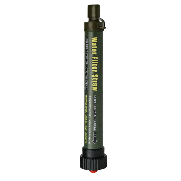 Filtre à eau extérieur PureTrek Survival | Capacité de filtration de 5000 L | Système de filtration en 4 étapes | Compact et robuste