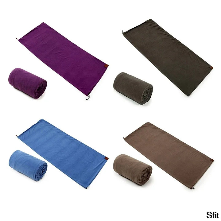 ThermoLite | Sac de couchage en polaire ultraléger | Portable & Chaud | Pour le camping, les voyages & l'extérieur