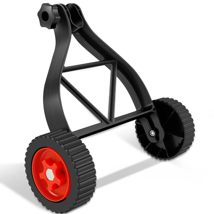 Roue de soutien universelle TRIMNOVA EasyRoll | Réglable en hauteur | Respecte le dos et les bras | Pour tondeuses à gazon et débroussailleuses
