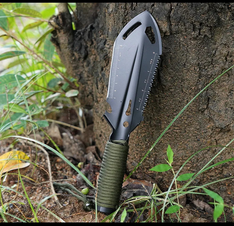Pelle de camping multifonction Nordrek | Ultra légère & compacte | Pour la randonnée, le survivalisme & l'extérieur