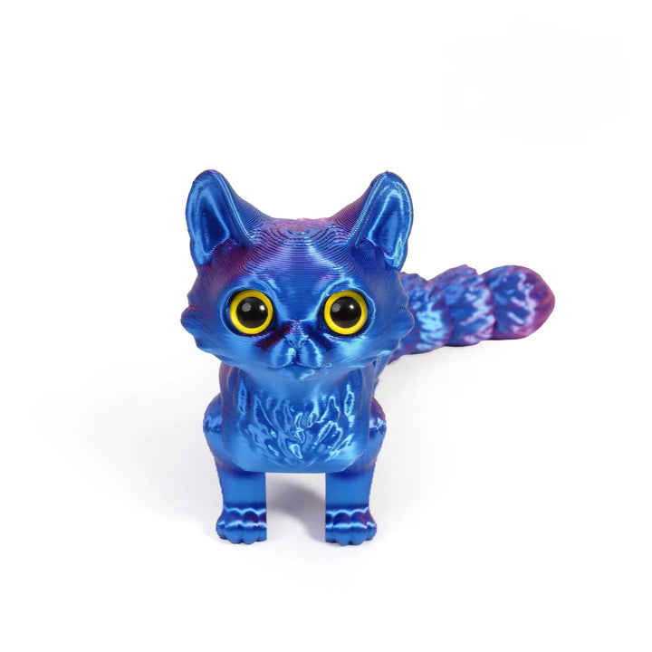 Figurine de chat 3D articulée | 12/16 cm | Déco & idée cadeau | Détails riches & flexible
