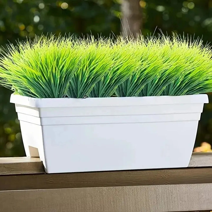 VERDEVA Plantes Vertes Artificielles | Ensemble de 2 | 7 branches par bouquet | Pour décoration intérieure et événements