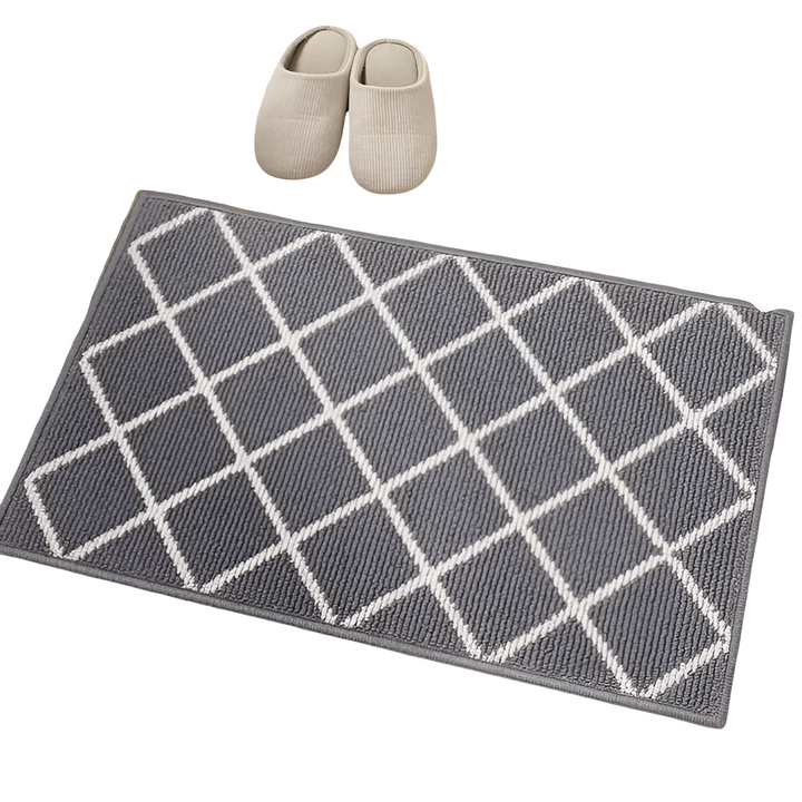 Tapis d'entrée SafeStep | Design à carreaux | Antidérapant & Absorbant | Facile à entretenir | Différentes tailles