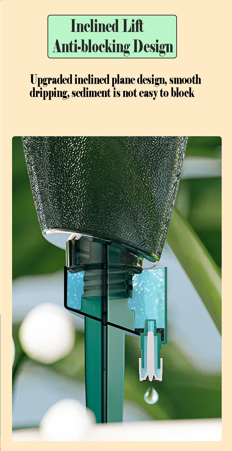 Accessoire d'arrosage automatique | Pour bouteilles PET | Arrosage goutte à goutte avec réglage de la vitesse | Ensemble de 2