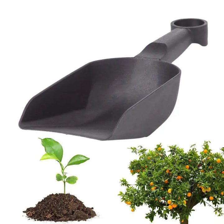 Plantiva Pelle de jardin en plastique | Poignée ergonomique | Gain de place & Léger | Disponible en 2 tailles