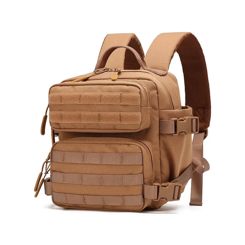 Tactivo Mini-Sac à Dos 9L | Sac à Dos MOLLE pour Activités de Plein Air | Compact & Résistant | Pour Randonnée, Camping & EDC