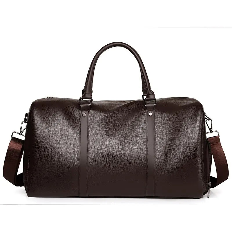 Sac de voyage Ravemo Roadster | Sac de sport rétro en PU imperméable | 44×33×21 cm | Pour les courts séjours, l'entraînement & la moto