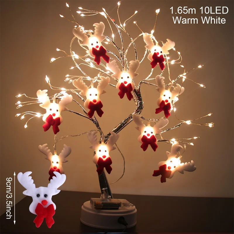 Guirlande lumineuse LED Bonhomme de Neige Frostella | Décoration de Noël Intérieure | Blanc Chaud & Fonctionnement sur Piles | Design Noël 2025