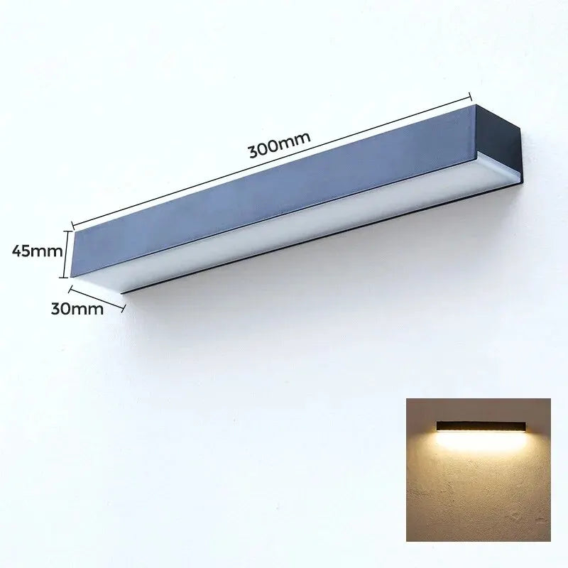 Lampe solaire murale Solavella | 16 LEDs | Super lumineuse & étanche | Pour jardin, balcon & mur de maison | Blanc chaud & froid