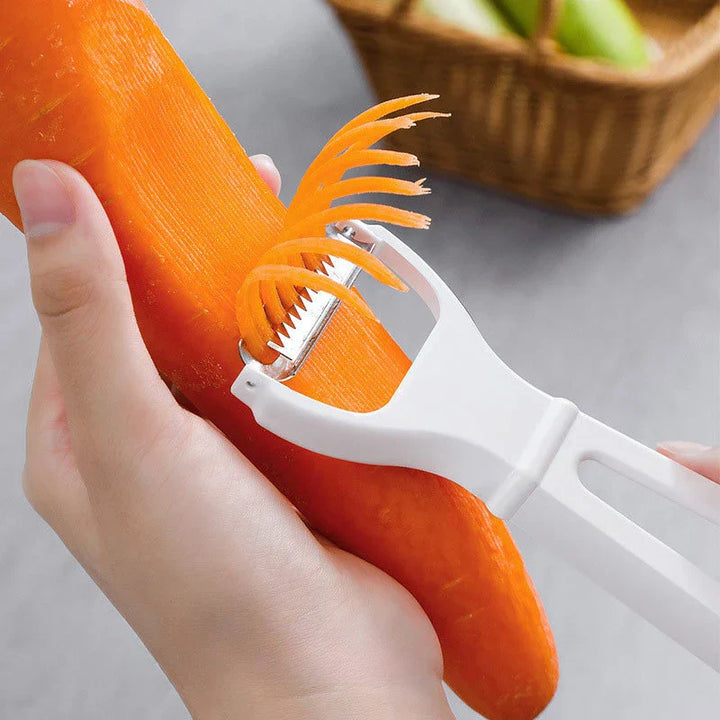 Râpe à légumes Julivita ProLine | Râpe manuelle avec lame en acier inoxydable | Pour carottes, pommes de terre & fruits | Fins bâtonnets Julienne uniformes