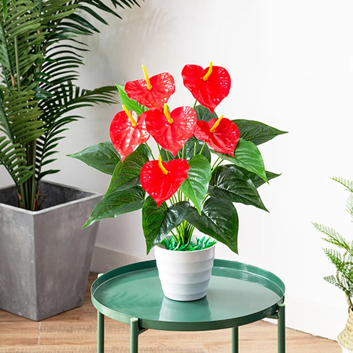 Monstéria | Feuille de Monstera artificielle | 53 cm | Décoration tropicale pour la maison et le jardin