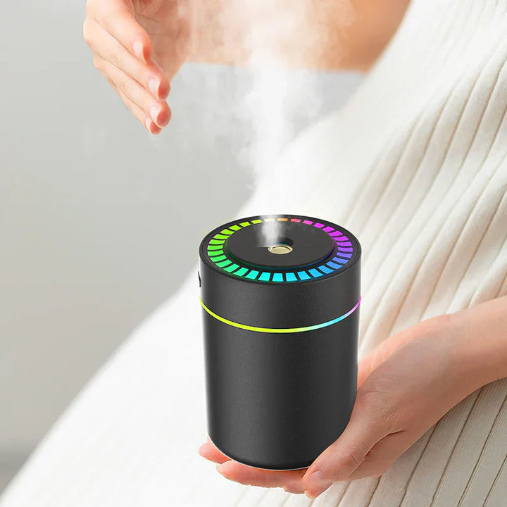 Diffuseur d'Arome AirGlow | Réservoir d'eau de 180 ml | Lumières LED d'ambiance | Silencieux & Efficace