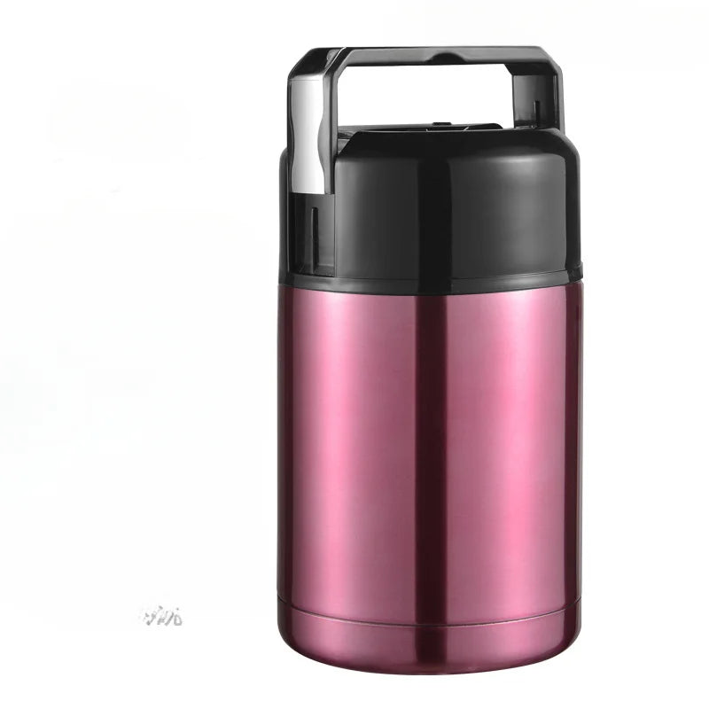 Hotoria Thermo Lunchbox | Boîte à lunch thermo | Récipient isolant en acier inoxydable | 800 ml / 1000 ml | Maintien au chaud & cuisson sans électricité